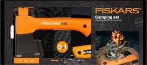 Fiskars Zestaw kempingowy - Siekiera + Nóż + Piła 9