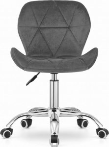 Krzesło biurowe Elior Ciemnoszare pikowane krzesło obrotowe - Renes 4X 4