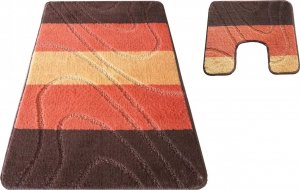 Profeos Brązowy komplet dywaników łazienkowych - Vices 4X Komplet (50 cm x 80 cm i 40 cm x 50 cm) 1