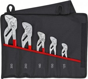 Knipex ZESTAW SZCZYPIEC DO RUR W ETUI 5-CZĘŚCIOWY 125-300MM. 1