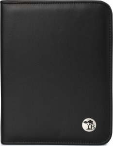 Beltimore Czarny Beltimore luksusowy męski biwuar aktówka teczka A5 organizer dla handlowca I62 NoSize 2