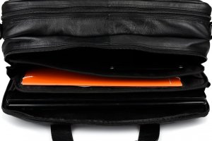 Torba Duża solidna skórzana torba Beltimore na laptopa dokumenty M56 NoSize 5