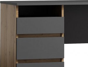 Biurko Signal Biurko prostokątny 120 x 55 x 77 cm dąb wotan 1