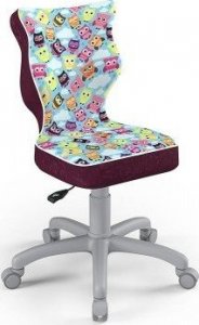 Krzesło biurowe Entelo Fotel obrotowy Petit Szary 133-159cm *23 kolory* 1