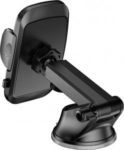 4kom.pl Uchwyt samochodowy na telefon V3 Windshield & Dashboard Car Mount do auta na szybę deskę Black 4