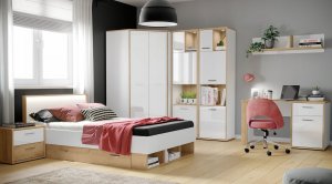 Biurko Forte Biurko prostokątny Chicory 130 x 60 x 74 cm biały 6