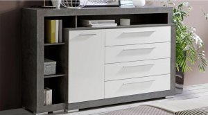 Forte Komoda JULIETTA 162 x 42 x 107cm beton ciemny 3