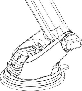 Joyroom WK Design uchwyt samochodowy z regulowanym ramieniem na szybę i deskę rozdzielczą czarny (WP-U83 black) 4