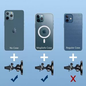 Joyroom Choetech magnetyczny uchwyt samochodowy na nawiew kratkę wentylacyjną do iPhone czarny (AT0004) 5