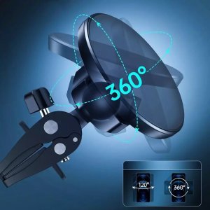 Joyroom Choetech magnetyczny uchwyt samochodowy na nawiew kratkę wentylacyjną do iPhone czarny (AT0004) 6