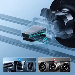 Joyroom Choetech magnetyczny uchwyt samochodowy na nawiew kratkę wentylacyjną do iPhone czarny (AT0004) 7