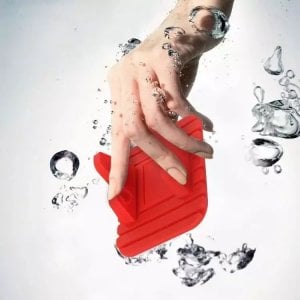 Joyroom Uniwersalny uchwyt samochodowy silikonowa podstawka na telefon nano pad czerwony 12