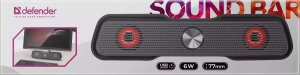 Głośniki komputerowe Defender GŁOŚNIK DEFENDER SOUNDBAR Z1 6W LED USB 8