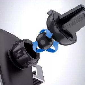 Joyroom Grawitacyjny uchwyt samochodowy do smartfona na kratkę nawiewu niebieski (YC08) 6