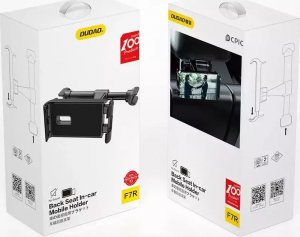 Joyroom Dudao uchwyt samochodowy na zagłówek do telefonu / tabletu czarny (F7R) 3