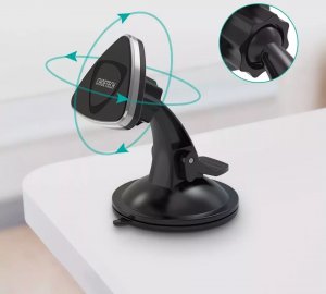 Joyroom Choetech magnetyczny uchwyt samochodowy do telefonu na szybę i kokpit czarny (H010 black) 4