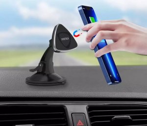 Joyroom Choetech magnetyczny uchwyt samochodowy do telefonu na szybę i kokpit czarny (H010 black) 6