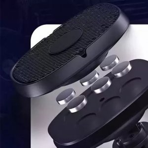 Joyroom Samoprzylepny przyklejany magnetyczny uchwyt samochodowy do telefonu na deskę rozdzielczą czarny 7