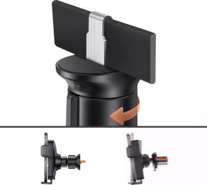 Baseus Uchwyt samochodowy Baseus Wisdom Holder do auta na telefon z ładowarką indukcyjną QI na kratkę Czarny 16