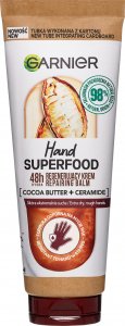 GARNIER_Hand Superfood Cocoa regenerujący krem do rąk z masłem kakaowym i ceramidami 75ml 1