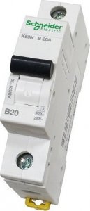 Schneider Wył.nadprądowy 1p B20A K60N schneider A9K01120 2
