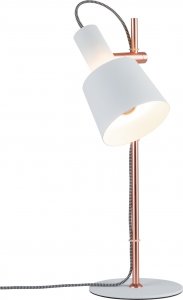 Lampa stołowa Paulmann Neordic Haldar Lampa stołowa max. 1x20W E14 230V Biały/Miedziany Mat Metal 1