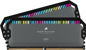 Pamięć Corsair Dominator Platinum RGB, DDR5, 32 GB, 6000MHz, CL36 (CMT32GX5M2D6000Z36) 1