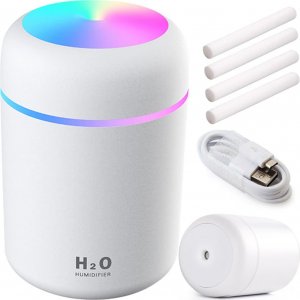 Nawilżacz powietrza Retoo Dyfuzor zapachowy lampka LED Biały 2