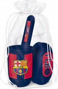 Ars Una FC Barcelona zestaw kubek ręcznik etui mydelniczka 1