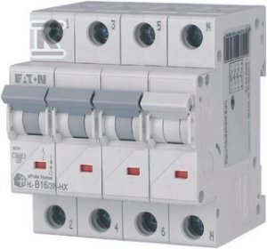 Eaton Wyłącznik nadprądowy 3P+N B 16A 6kA AC xPole Home HN-B16/3N 194901 2