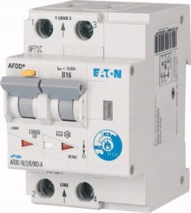 Eaton Przeciwpożarowy detektor iskrzenia 2P B 10A 0,03A typ A AFDD-10/2/B/003-A 187168 1