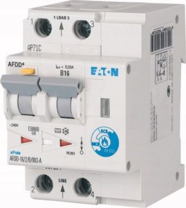 Eaton Przeciwpożarowy detektor iskrzenia 2P C 13A 0,03A typ A AFDD-13/2/C/003-A 187186 1