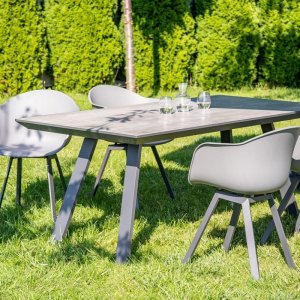 Mirpol NOWOCZESNE KRZESŁO OGRODOWE SZARE 5