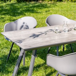 Mirpol NOWOCZESNE KRZESŁO OGRODOWE SZARE 6