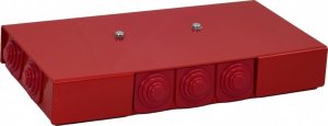 Simet Puszka przeciwpożarowa PIP-2AN R3x3x4 prostokątna, E90, rozgałęźna, wymiary 103x30x197mm, czerwony 84622656 1