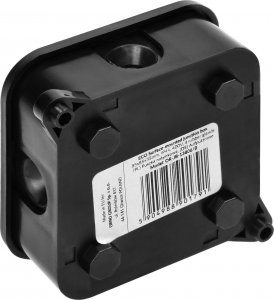 Orno Puszka n/t ECO* IP44 400V 4 dławnice gumowe 85x85x35mm czarna OR-JB-13806/B 4