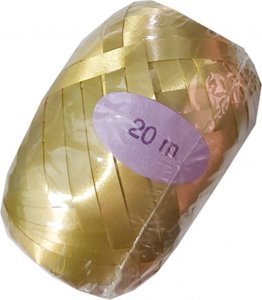 Fastima Tasiemka wstążka metalizowana Złota 20m W21 1