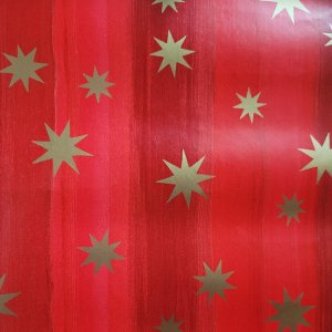 Fastima Papier świąteczny do pakowania 57cmx5m 5m41 czerwony 1