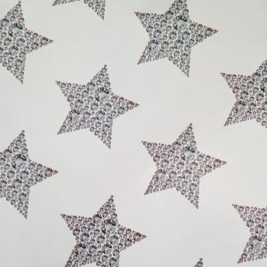 Fastima Papier szare gwiazdy do pakowania 57cmx2m 2m357 1