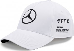 Mercedes AMG Petronas F1 Team Czapka męska baseballowa biała Lewis Hamilton Mercedes AMG F1 2022 1