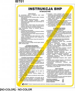 R.E.I.S. Z-IPT01 - Instrukcja BHP Instrukcja bezpieczeństwa i higieny pracy w magazynach 1