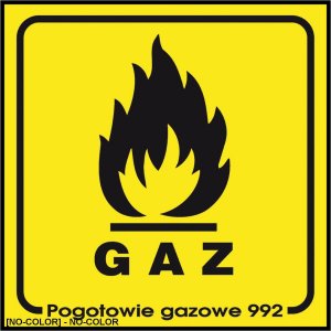 R.E.I.S. Z-1G - Znak uzupełniający - gaz Gaz 1