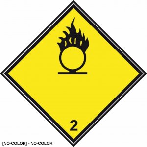 R.E.I.S. Z-T5 - Oznaczenia substancji niebezpiecznych w transporcie Materiały utleniające podtrzymujące palenie 1