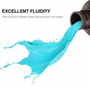 Anycubic Żywica uv - Aqua Blue niebieska 1kg 4