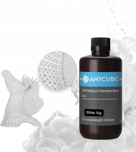 Anycubic Żywica White Biała Biały 1L 1kg 3