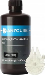 Anycubic Żywica UV Przeźroczysty Clear 0,5L 1