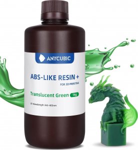 Anycubic Żywica Abs-Like Translucent Green 1 kg 1