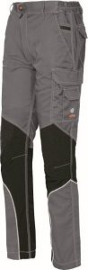 INDUSTRIAL STARTER ISSA STRETCH EXTREME 8830B - Wąskie spodnie robocze do pasa z wstawkami odpornymi na przetarcia i odblaskami - jasnoszary XXL 1