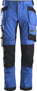 Snickers Spodnie robocze do pasa Stretch AllroundWork z workami kieszeniowymi 6241 Snickers, - czarny 44 1