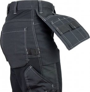 URGENT URG-712 - spodnie robocze do pasa, mareriał RIP-STOP, 93% poliester, 7% spandex, 260g/m2 48 4